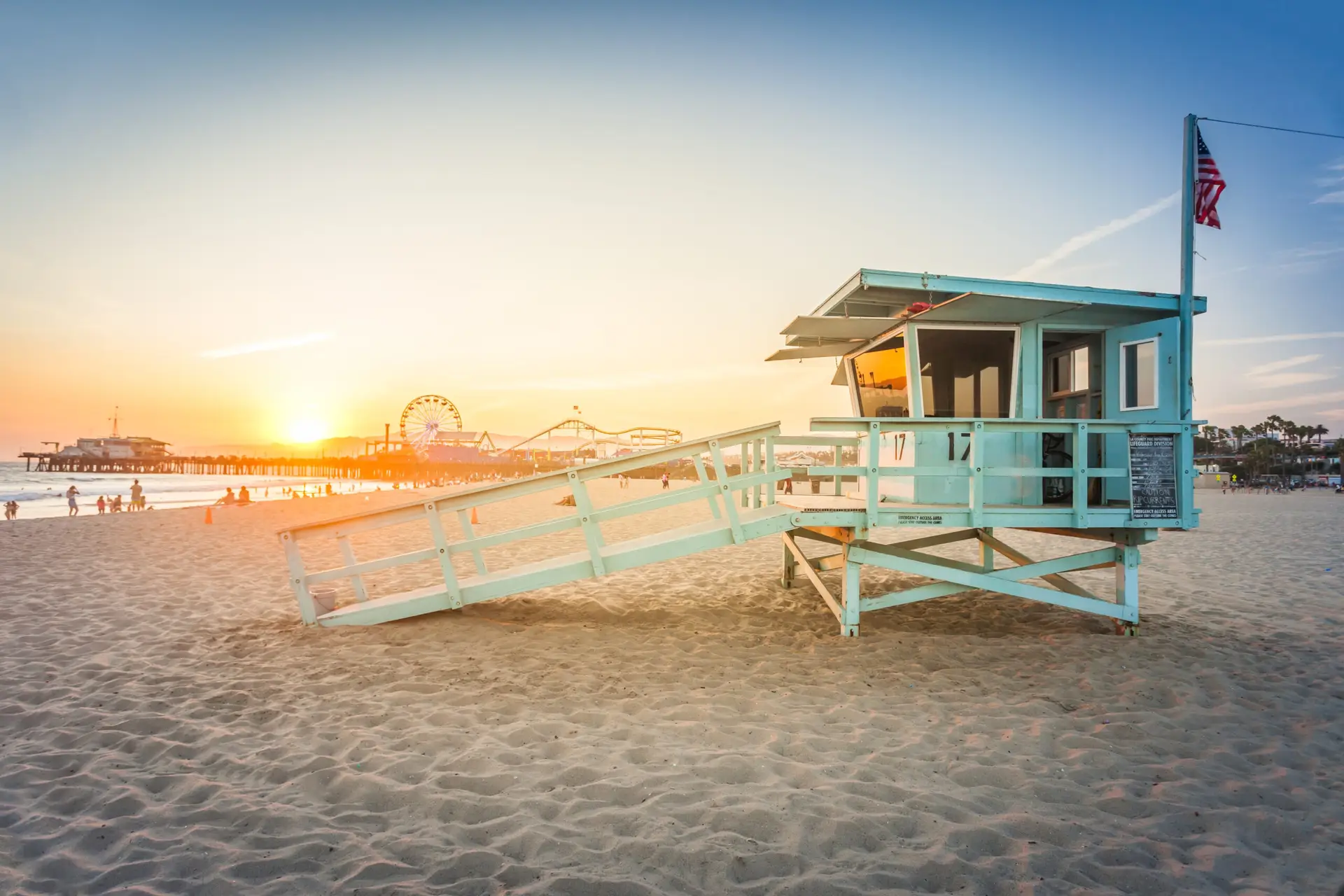 Santa Monica Beach, Los Angeles, California, US